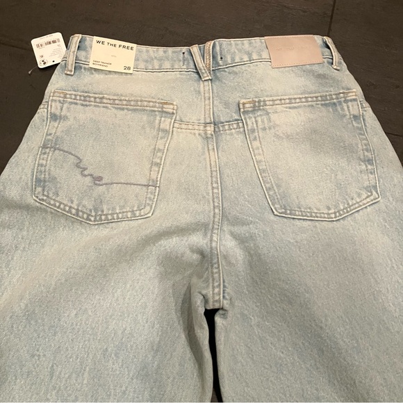 NWT Free People Deep Trance jeans in bleached out - Picture 8 of 15